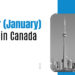 Winter (January) Intake in Canada 2024
