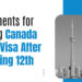 Canada Student Visa after Completing 12th